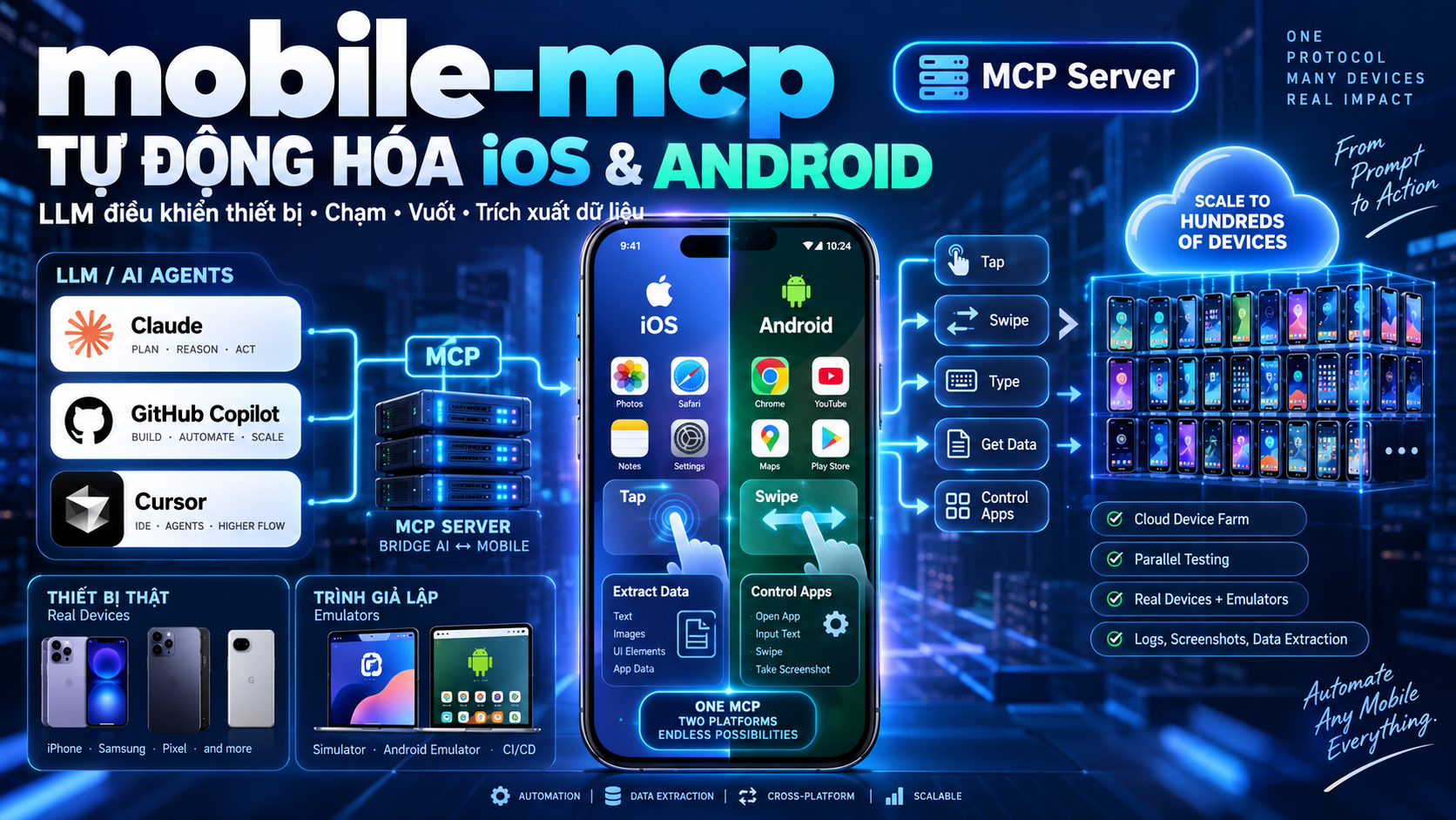 Tự động hóa Mobile bằng AI với Mobile MCP